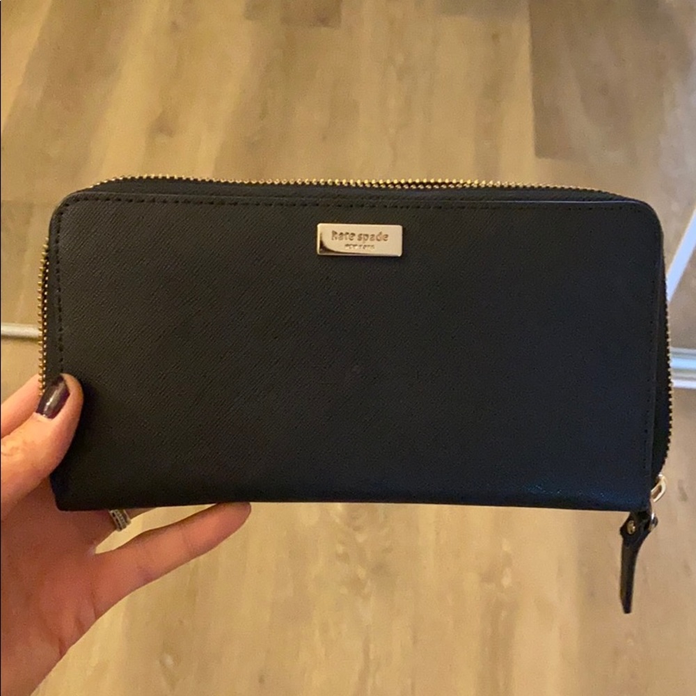 Kate Spade Black Continental Wallet